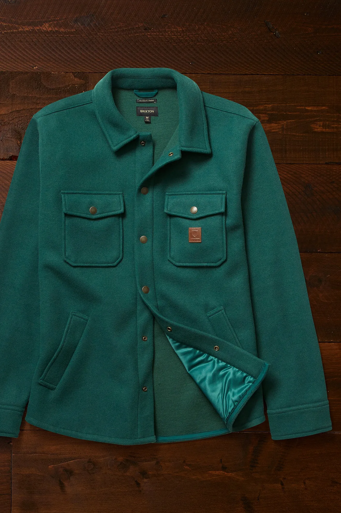 Durham Felted Stretch Jacket - Pine Needle sold by Brixton product image thumbnail 2