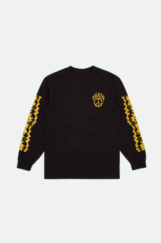 Mozley L/S Tee - Black sold by Brixton
