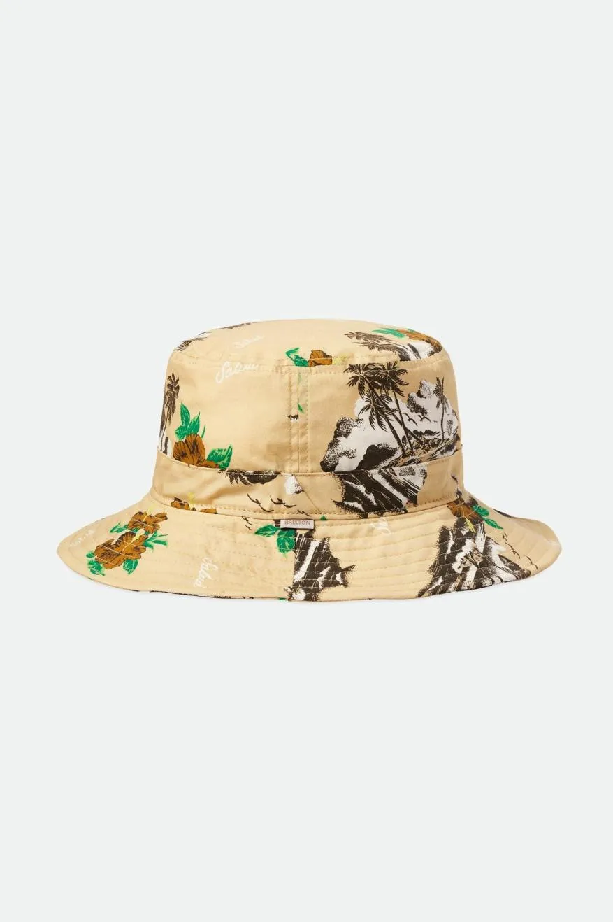 Petra Packable Bucket Hat - Straw sold by Brixton product image thumbnail 3
