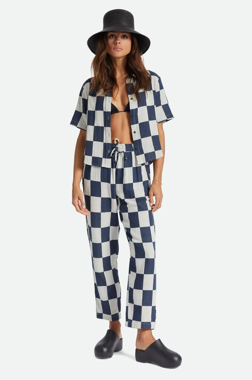 Mykonos Boxy S/S Woven - Washed Navy sold by Brixton product image thumbnail 4