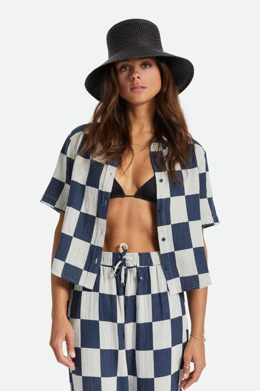 Mykonos Boxy S/S Woven - Washed Navy sold by Brixton product image thumbnail 3