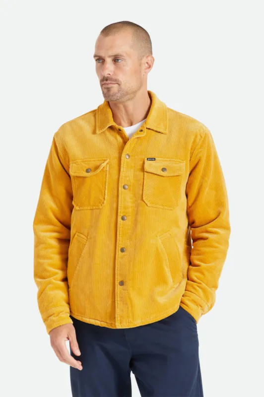 Durham Sherpa Lined Jacket - Bright Gold sold by Brixton