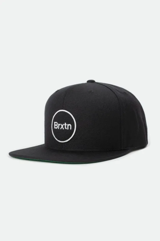 Gate IV MP Snapback - Black sold by Brixton