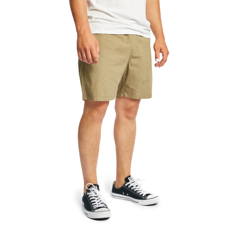 Steady Elastic Wb Short - Washed Olive sold by Brixton