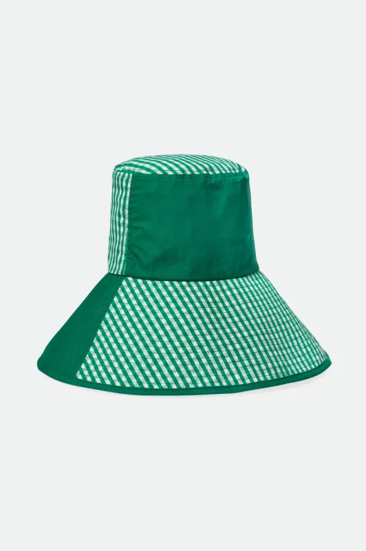 Maddie Packable Bucket Hat - Sun Green sold by Brixton