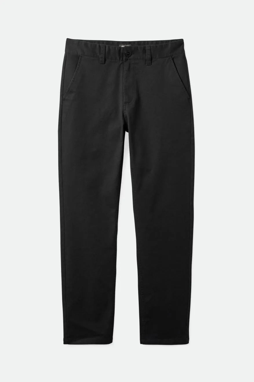 Choice Chino Slim Pant - Black sold by Brixton