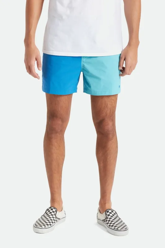 Voyage Hybrid Short - Skyblue/Teal made by Brixton