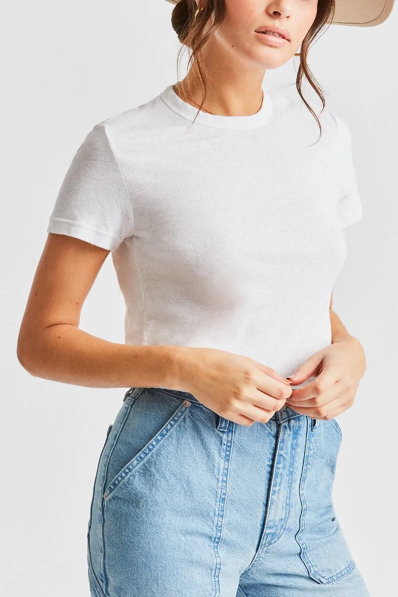 Karlie S/S Tee - White sold by Brixton product image thumbnail 5