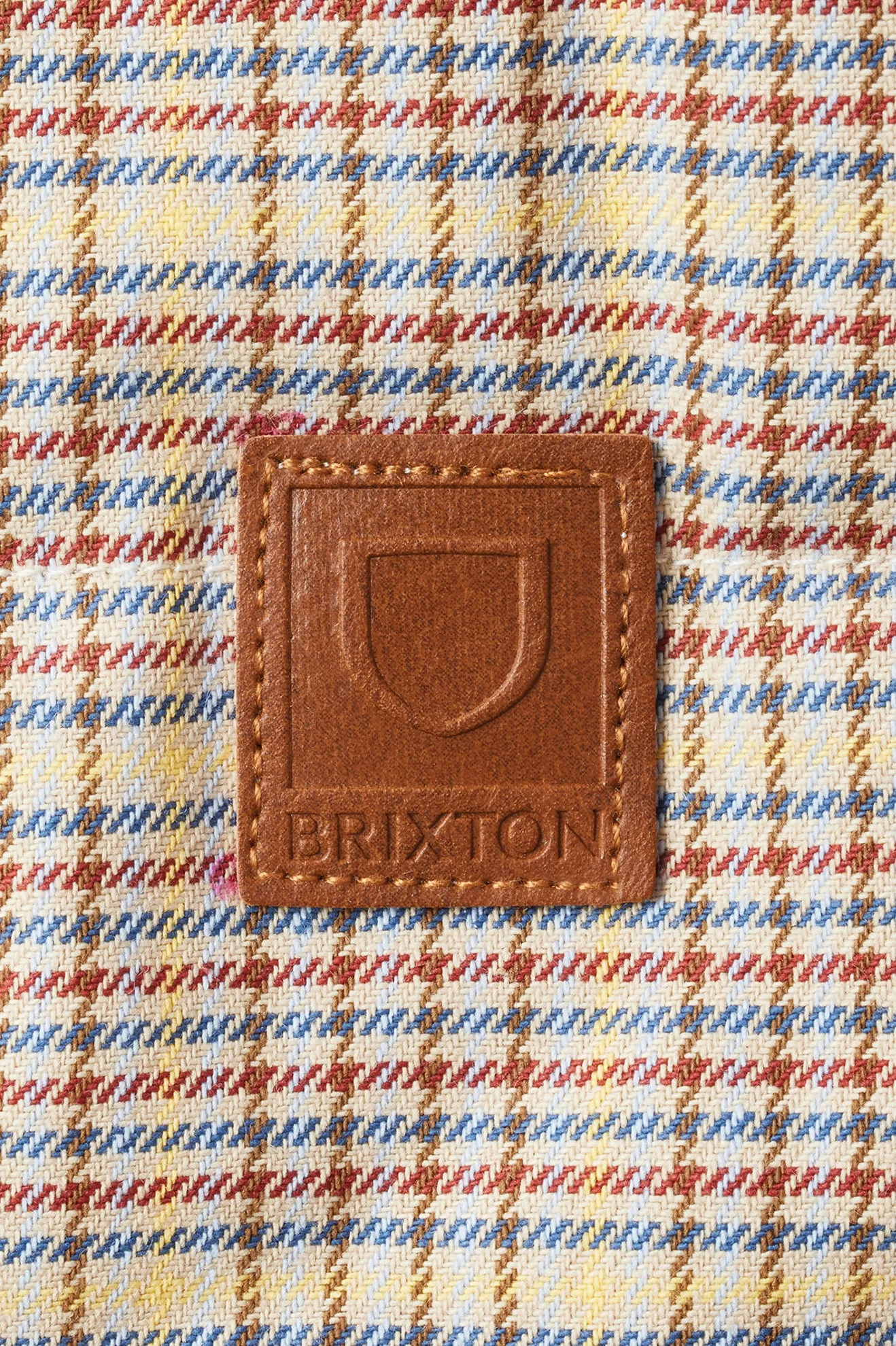 Cass Puffer Vest - Primary Plaid sold by Brixton product image thumbnail 5