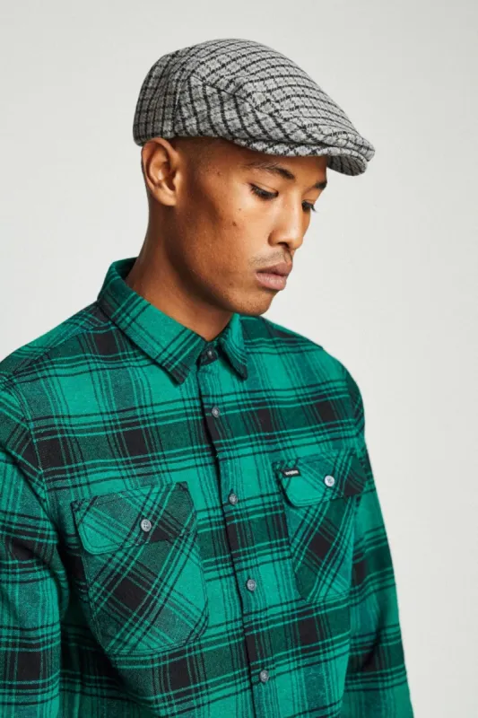 Hooligan Snap Cap - Grey/Charcoal sold by Brixton