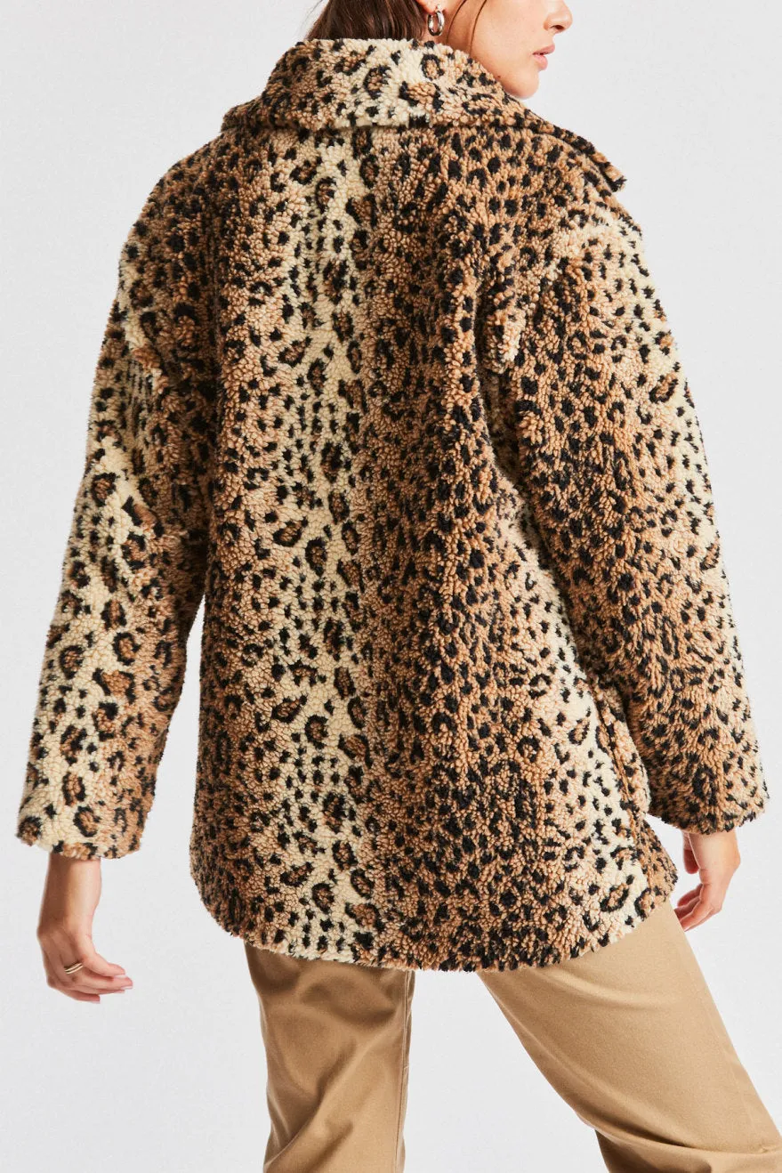 Bern Coat - Leopard sold by Brixton product image thumbnail 2