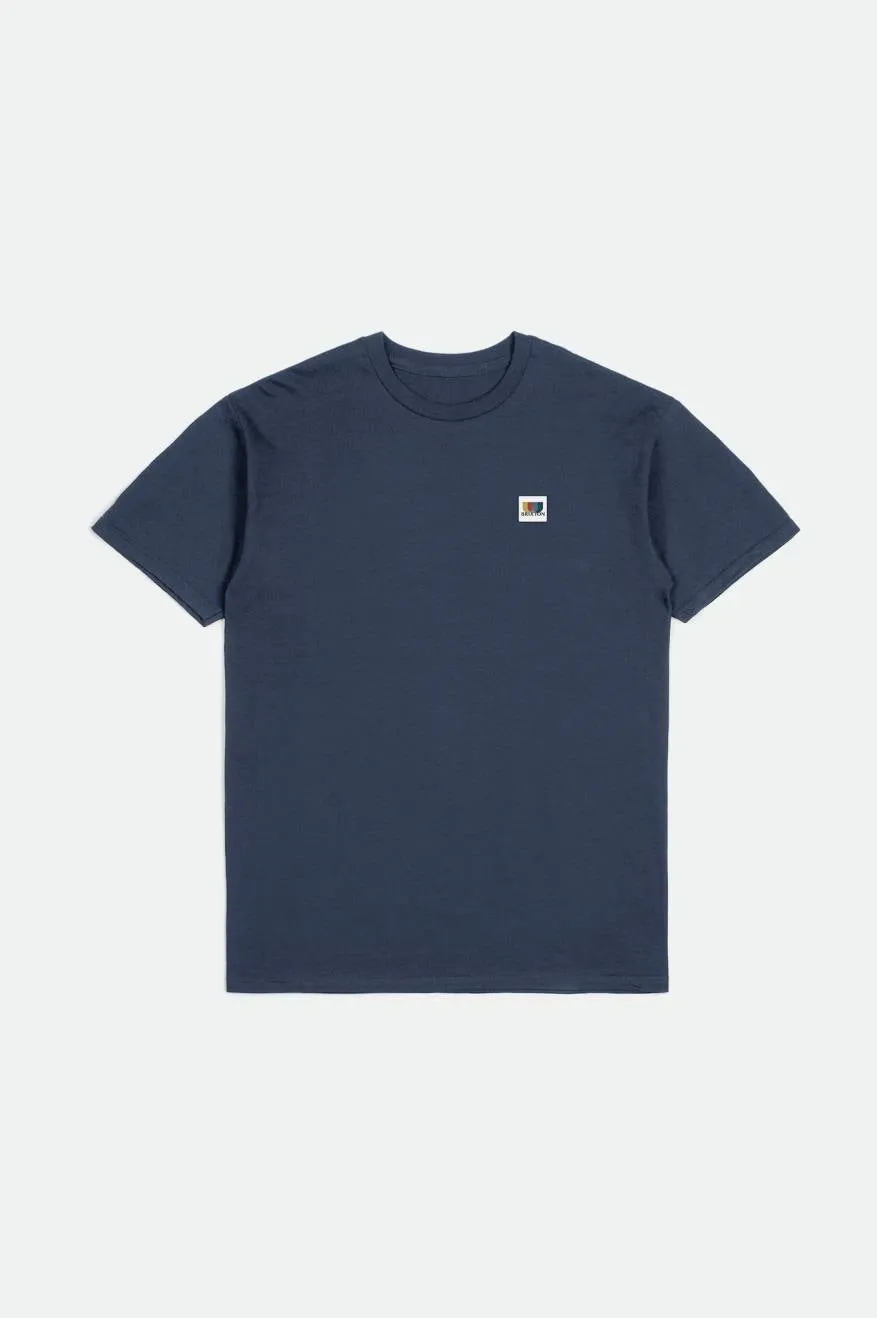 Alton S/S Standard Tee - Washed Navy sold by Brixton