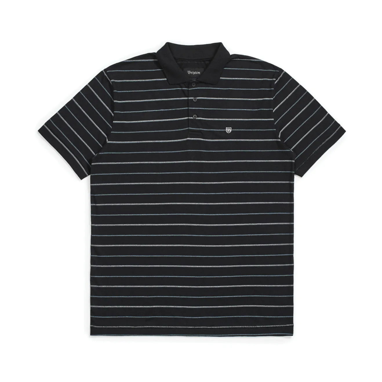 Hilt S/S Polo - Black sold by Brixton product image thumbnail 5
