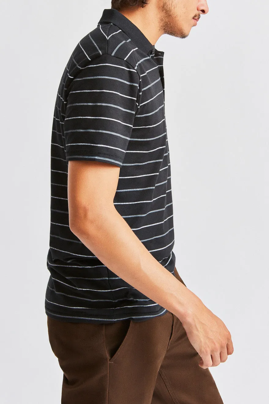 Hilt S/S Polo - Black sold by Brixton product image thumbnail 2