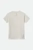 Basic Slub S/S Henley Tee - Off White sold by Brixton