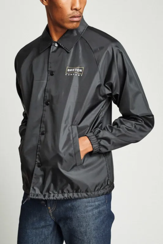 Wedge Jacket - Black/Bronze sold by Brixton