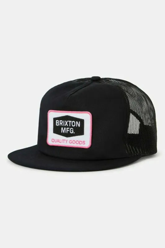 Neon Fallbrook Snapback - Black/Pink/Black made by Brixton