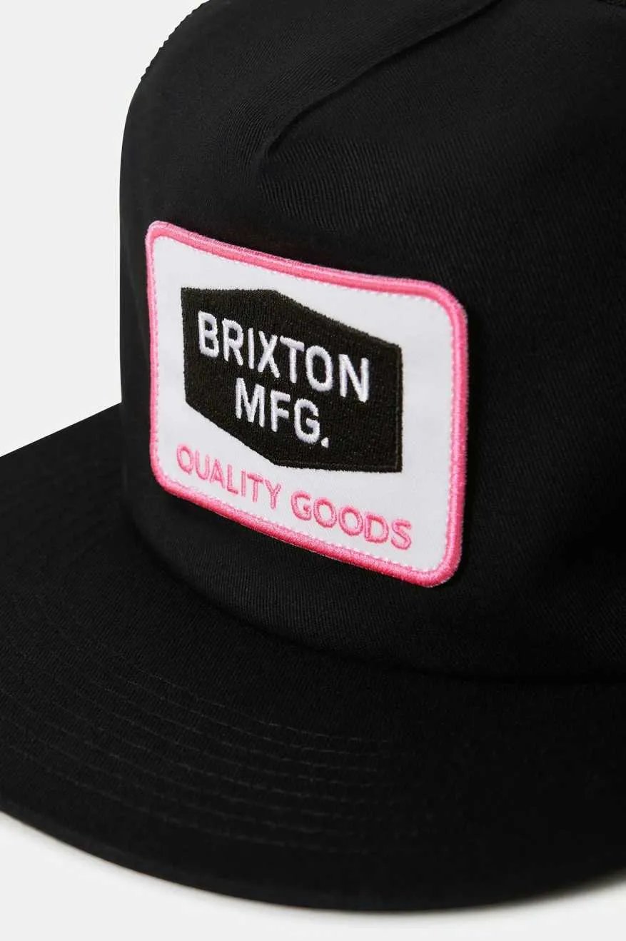 Neon Fallbrook Snapback - Black/Pink/Black sold by Brixton product image thumbnail 3