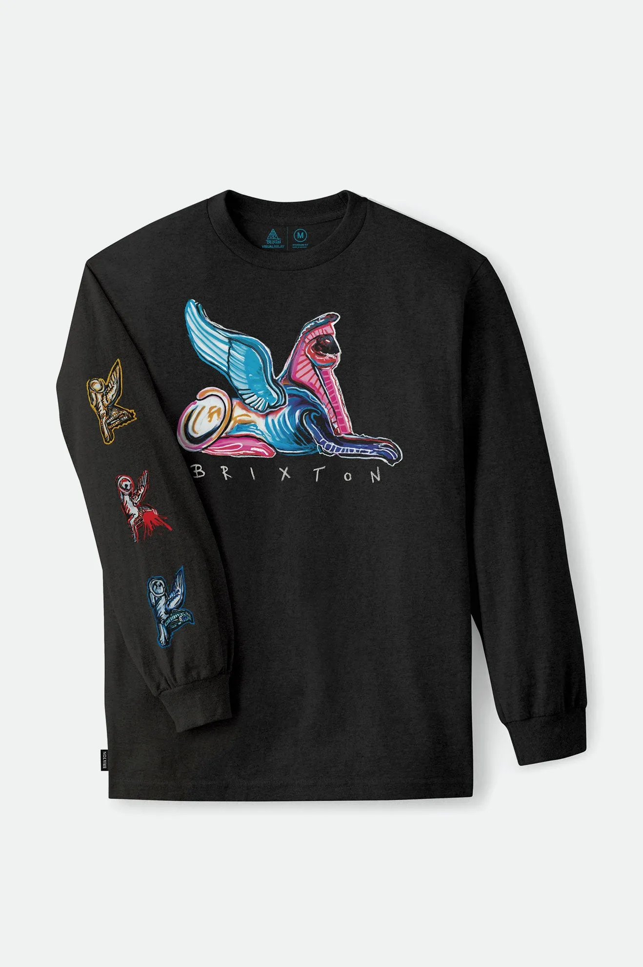 BB Time Machine L/S Standard Tee - Black sold by Brixton product image thumbnail 3