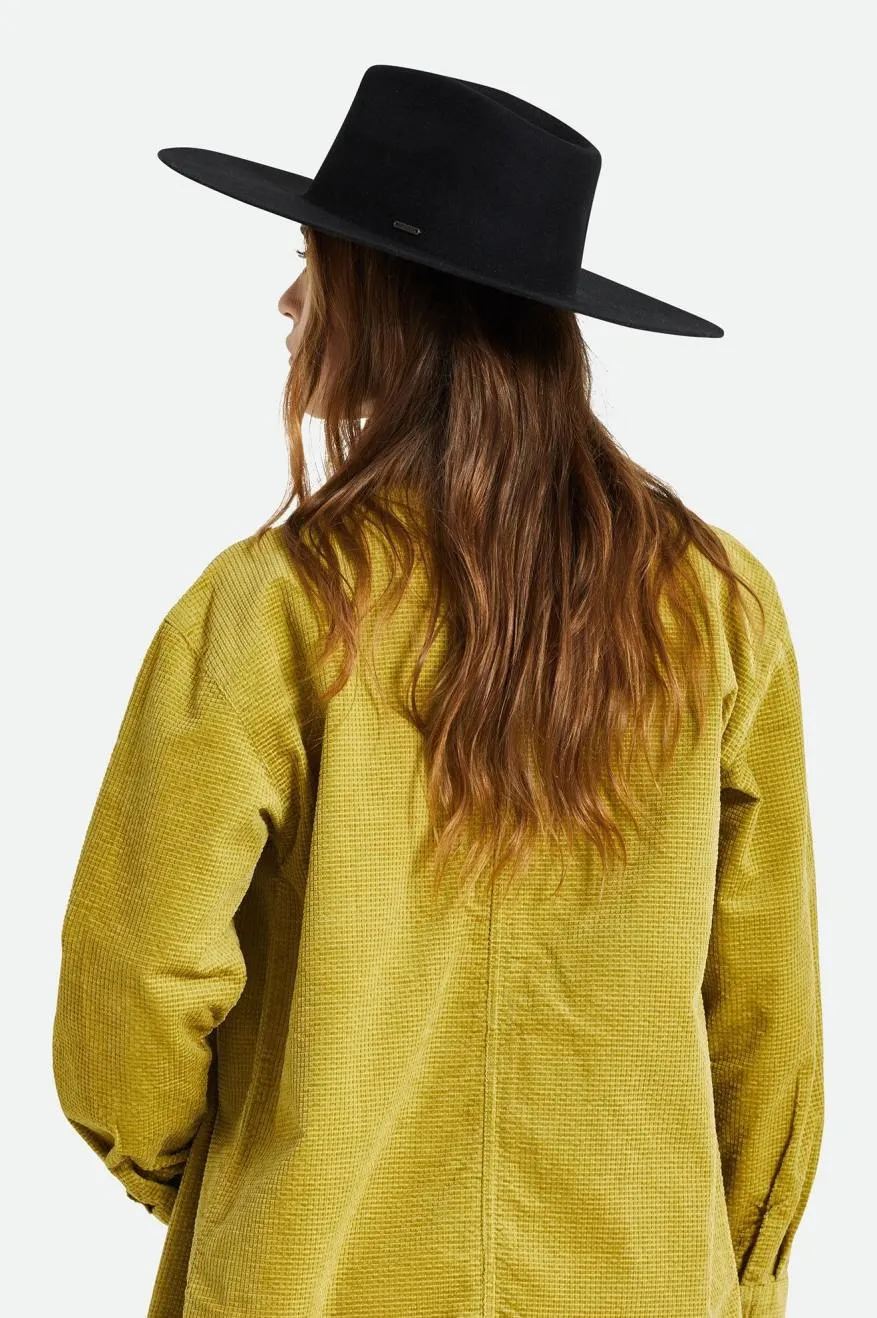Primrose Felt Fedora - Black sold by Brixton product image thumbnail 4