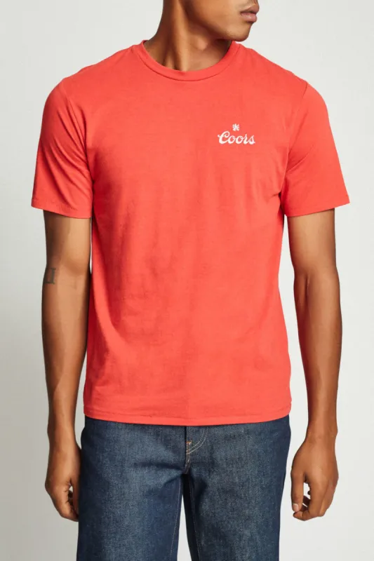 Cask II S/S Premium Tee - Red sold by Brixton