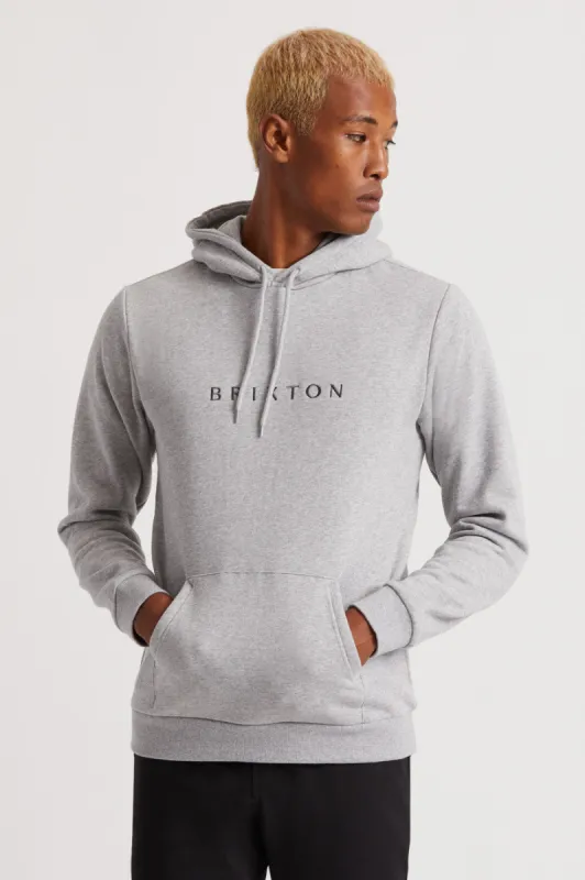 Alpha Line Hood - Heather Grey sold by Brixton
