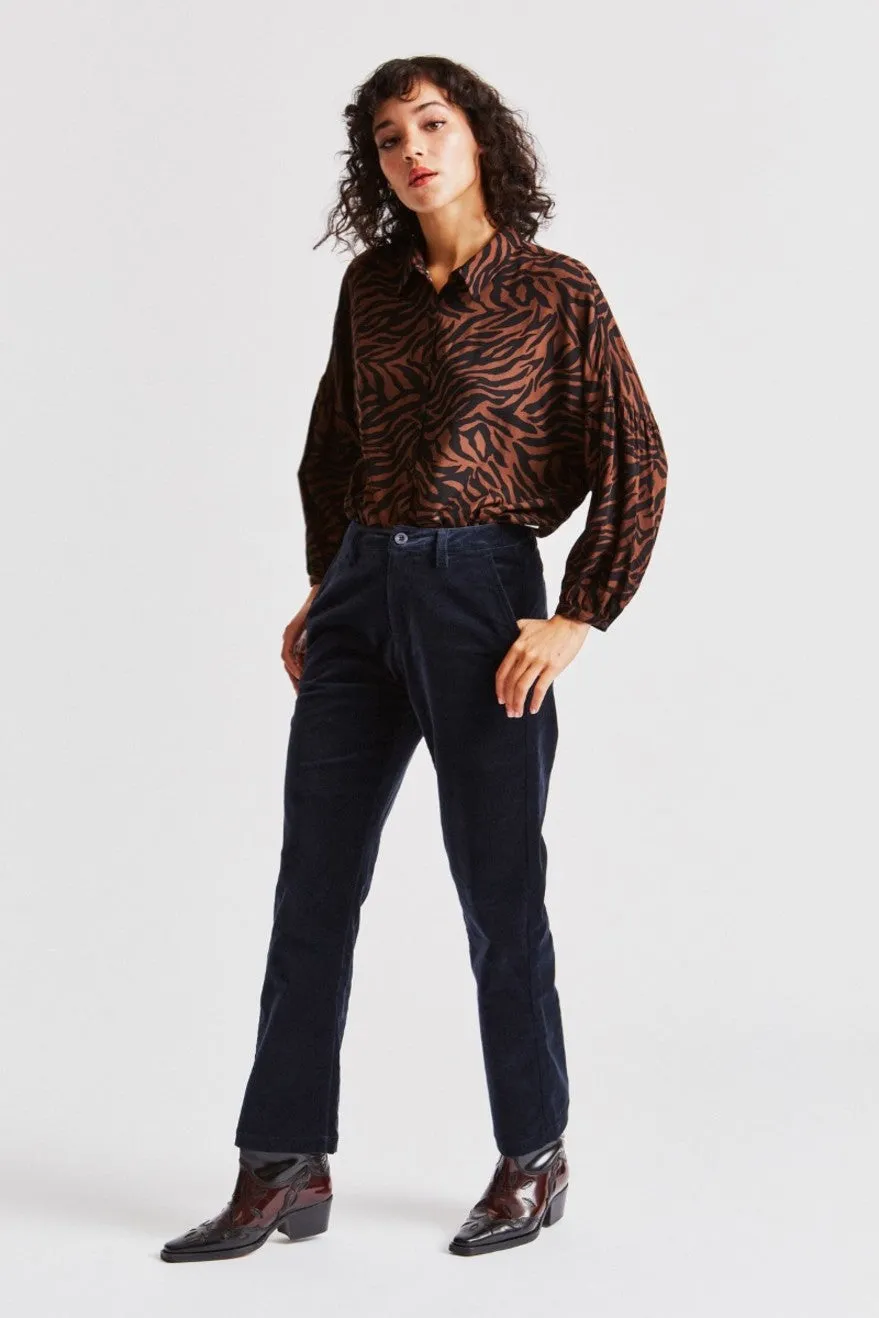 Linda 1/2 Sleeve Woven - Zebra sold by Brixton product image thumbnail 4