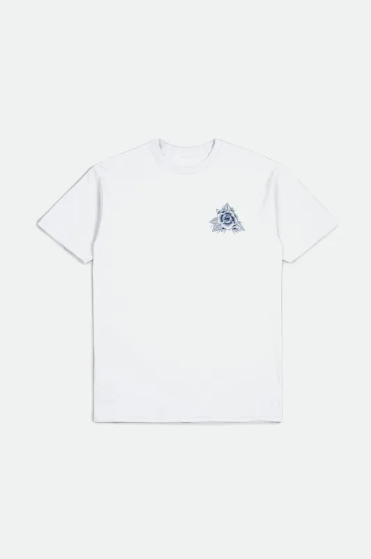 Lost Highway S/S Standard Tee - White sold by Brixton