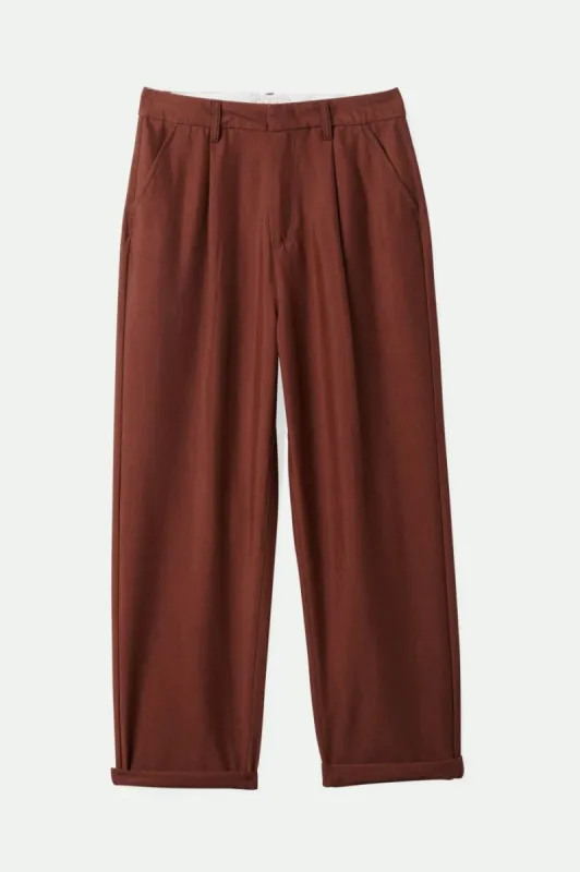 Victory Trouser Pant - Sepia sold by Brixton