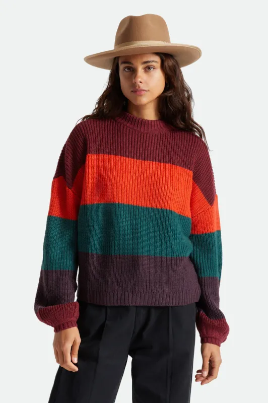 Madero Sweater - Fiesta Red sold by Brixton