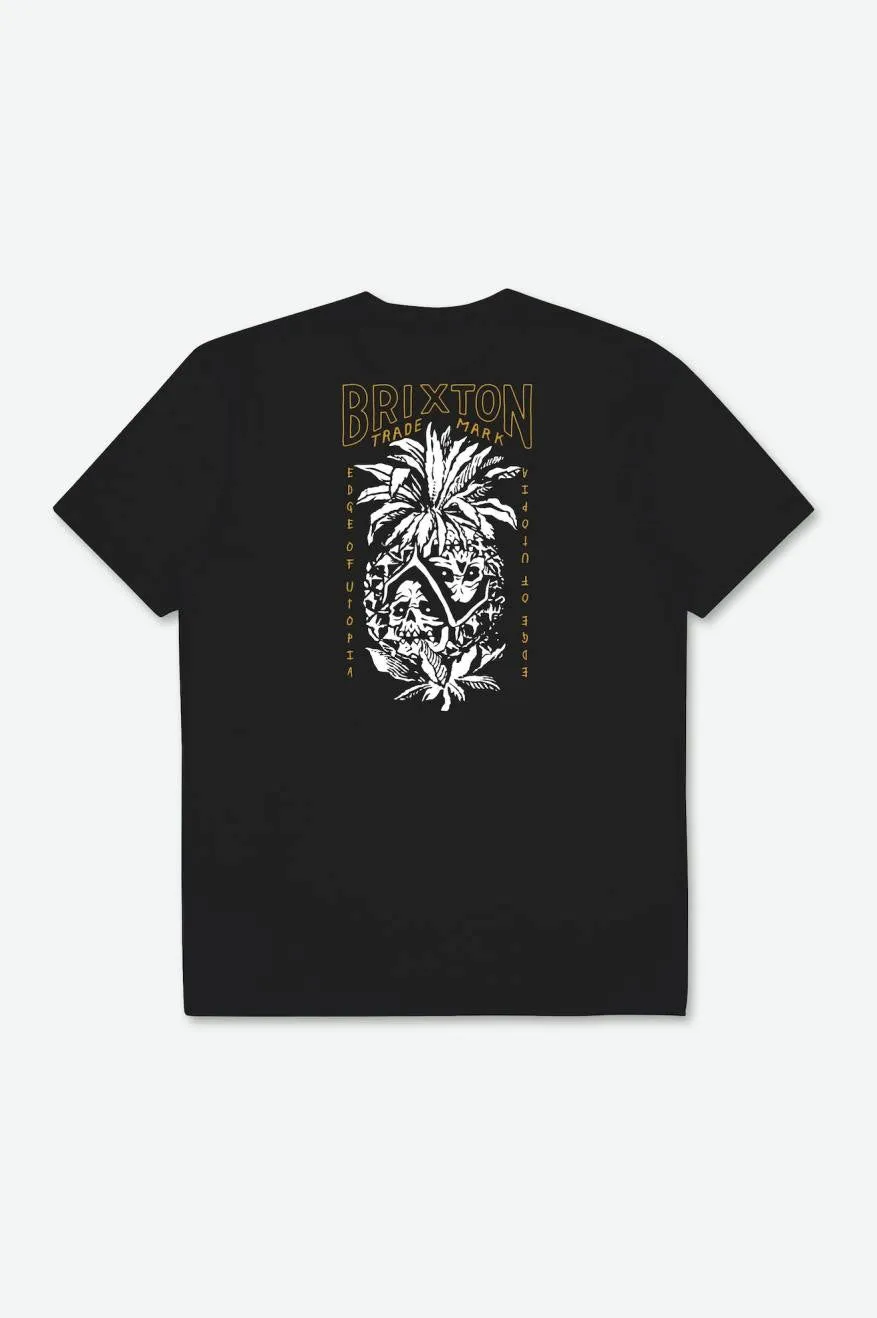 Dargan S/S Standard Tee - Black sold by Brixton product image thumbnail 2