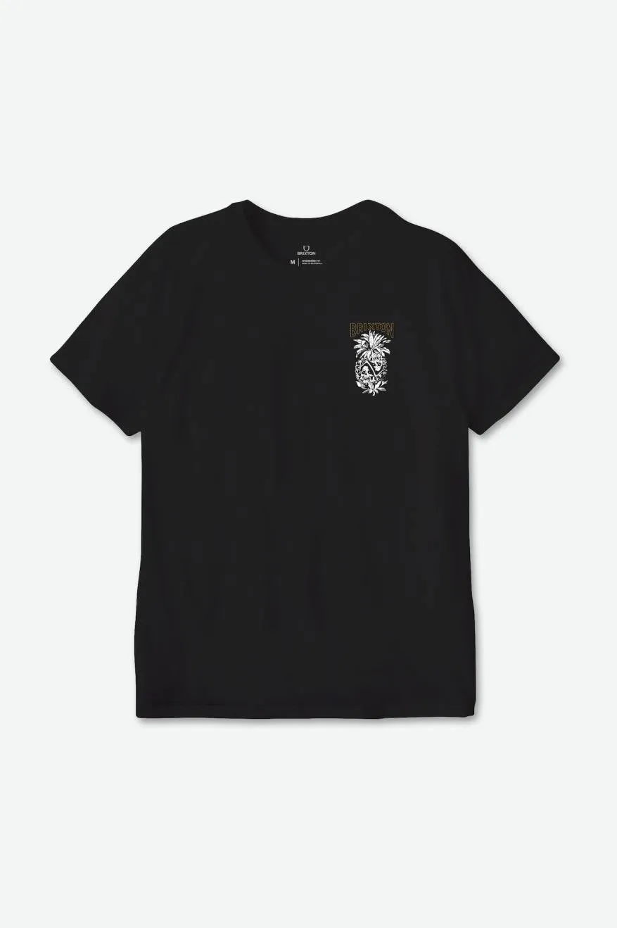 Dargan S/S Standard Tee - Black sold by Brixton