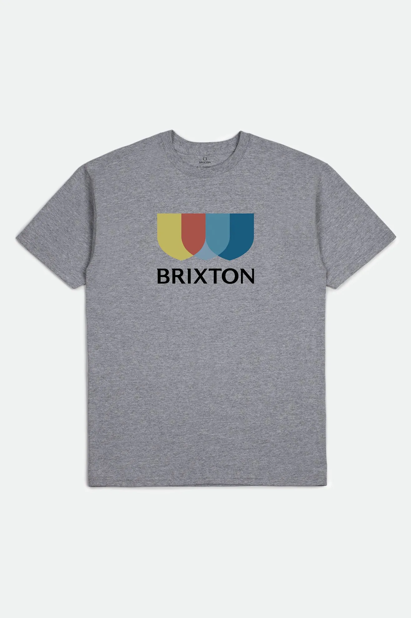 Alton II S/S Standard Tee - Heather Grey sold by Brixton
