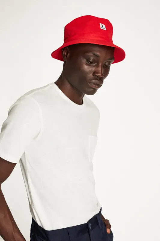 Stowell Bucket Hat - Red sold by Brixton