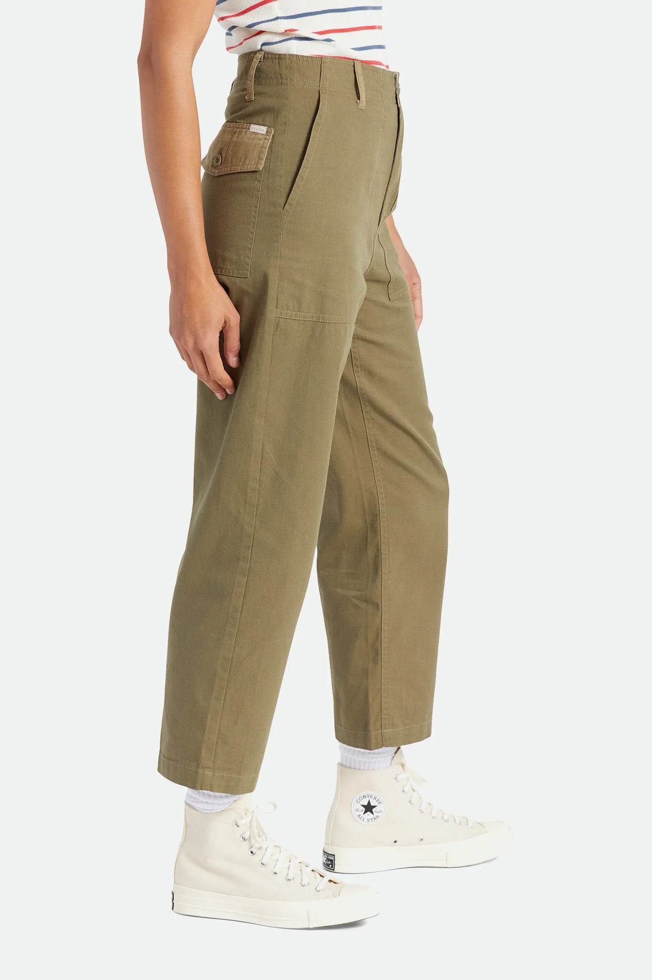 Vancouver Pant - Military Olive sold by Brixton product image thumbnail 4