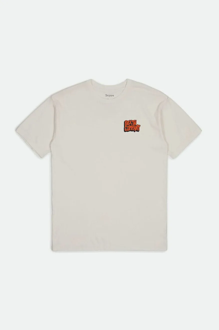Intake S/S Standard Tee - Off White sold by Brixton