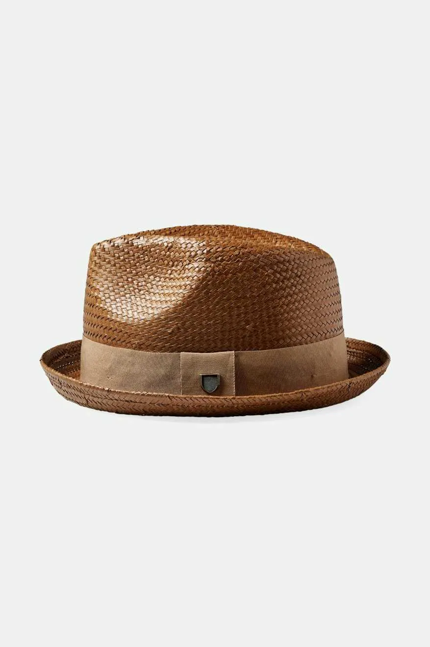 Castor Fedora - Toffee/Bronze sold by Brixton product image thumbnail 3