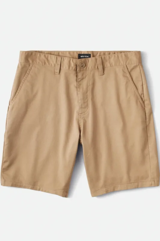 Choice Chino Short 9" - Khaki sold by Brixton
