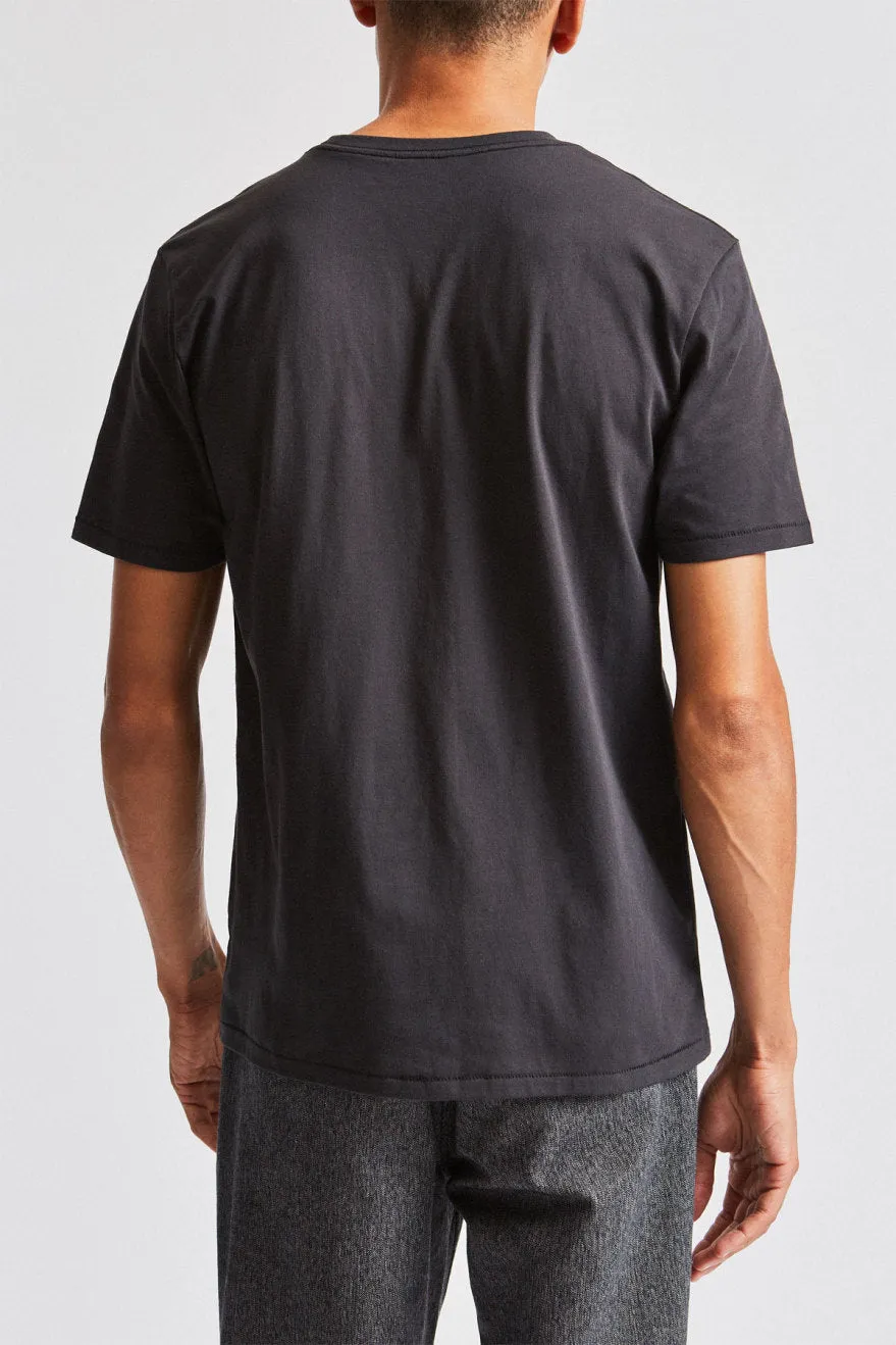 Basic S/S Pocket Tee - Washed Black sold by Brixton product image thumbnail 4
