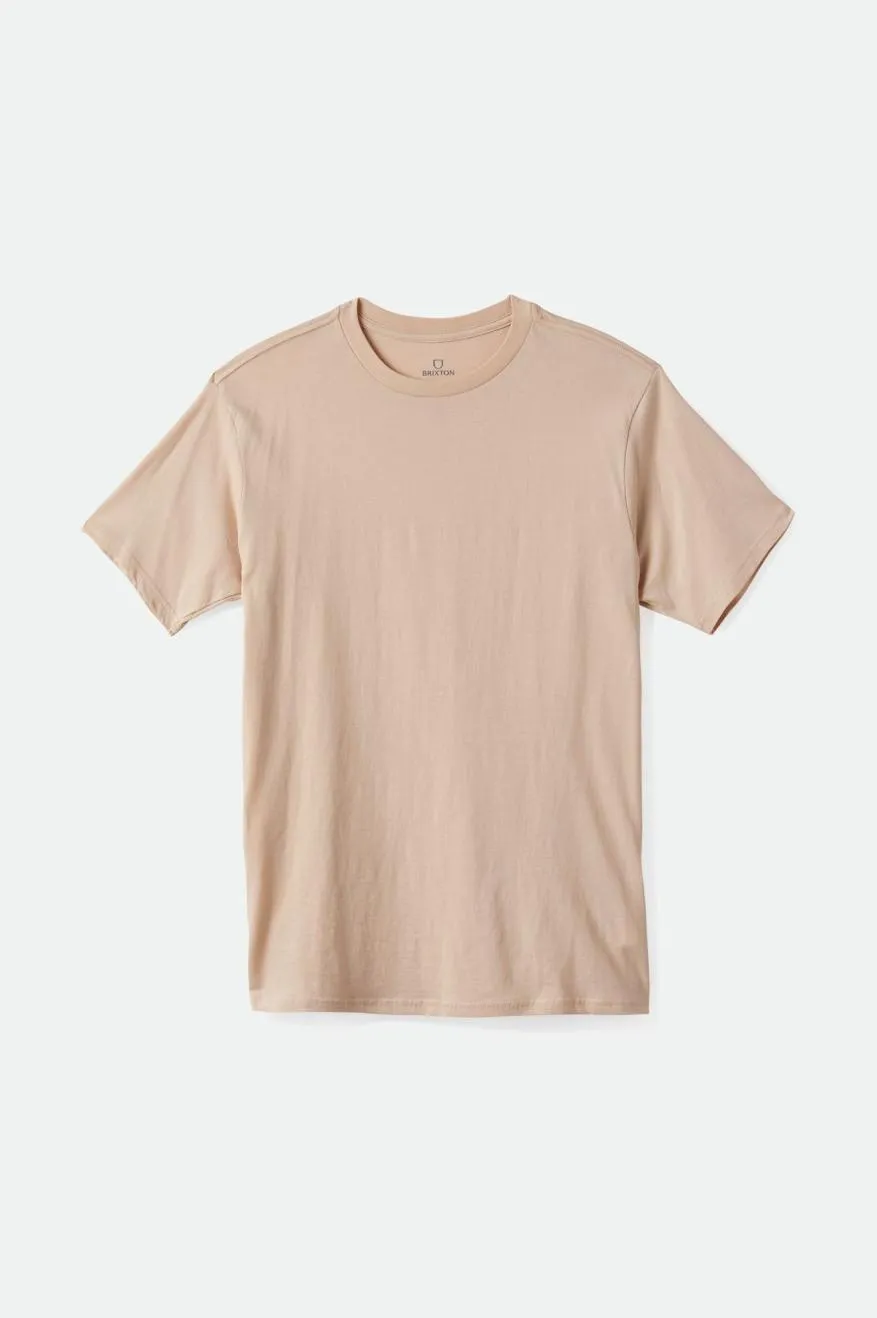 Premium Cotton S/S Tailored Tee - Smoke Grey sold by Brixton product image thumbnail 2