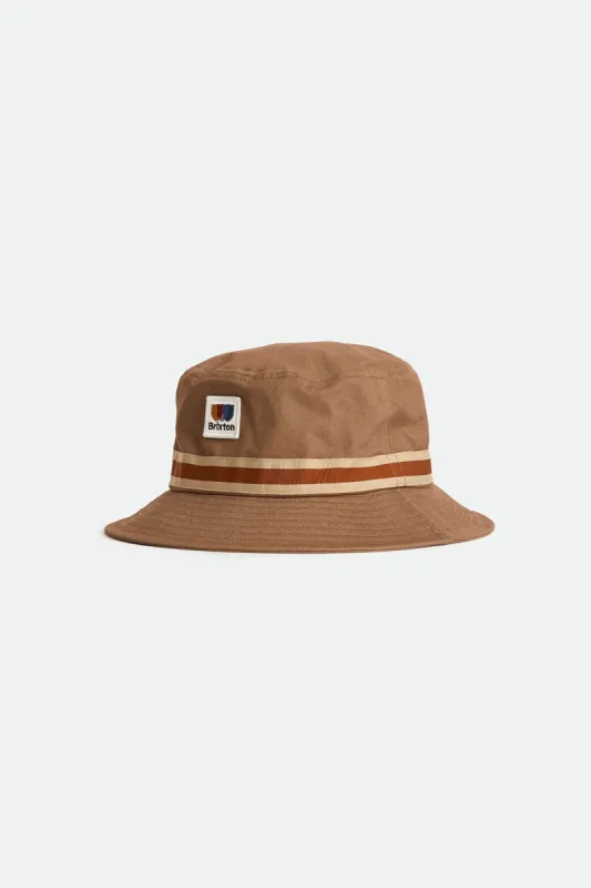 Alton Packable Bucket Hat - Twig/Vanilla sold by Brixton