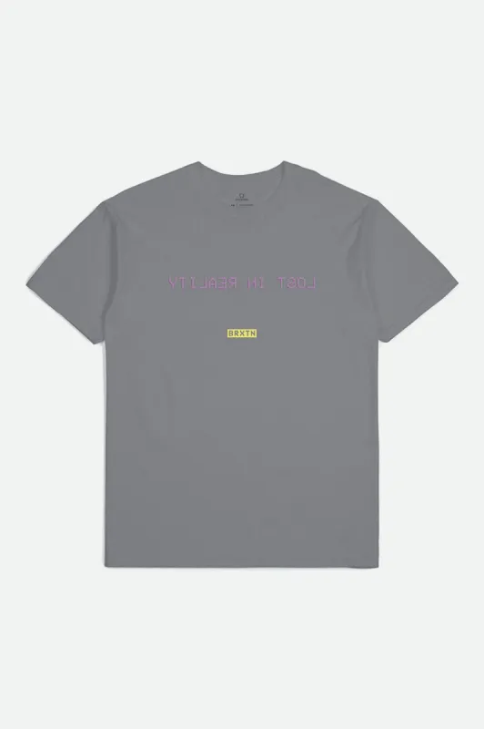 Reflect S/S Tailored Tee - Pebble sold by Brixton