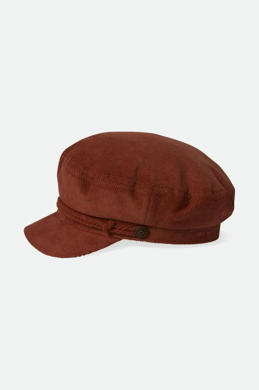 Fiddler Fisherman Cap - Terracotta sold by Brixton product image thumbnail 5