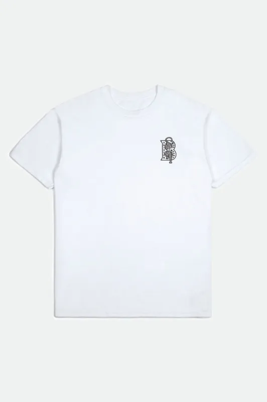 Crawler S/S Standard Tee - White sold by Brixton