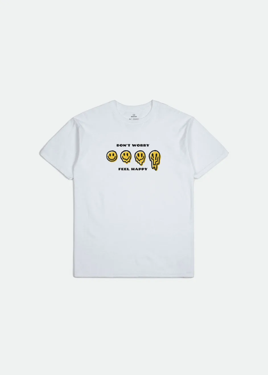 Melter S/S Standard Tee - White sold by Brixton