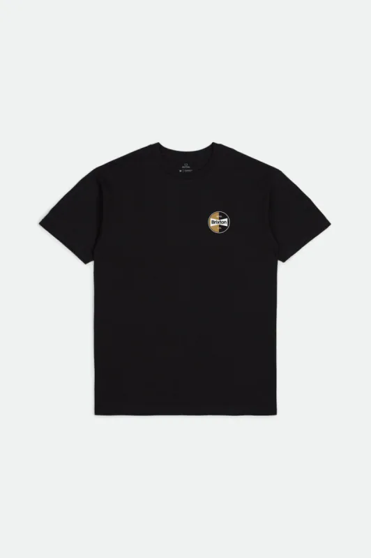 Patron S/S Tailored Tee - Black sold by Brixton