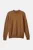 Jacques Waffle Knit Sweater - Tiger's Eye sold by Brixton