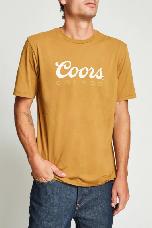 Golden II S/S Premium Tee - Washed Copper sold by Brixton
