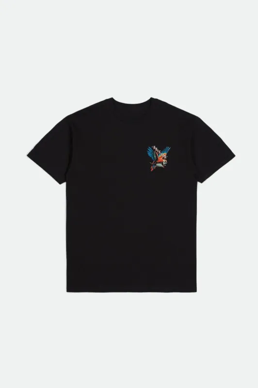 Loro S/S Standard Tee - Black made by Brixton