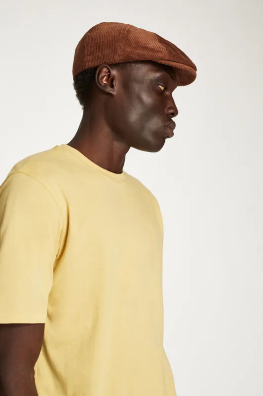 Brood Snap Cap - Brown Cord sold by Brixton